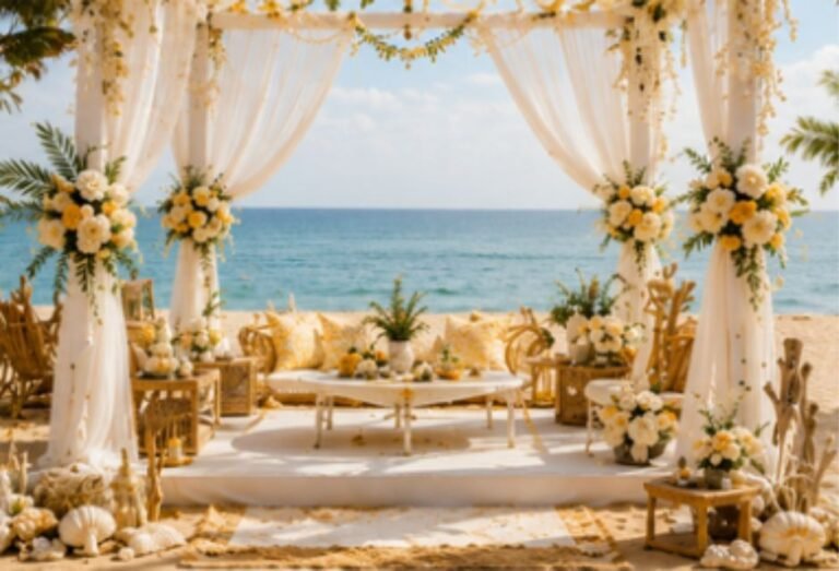 Unique Haldi Ceremony Themes for Beach Weddings