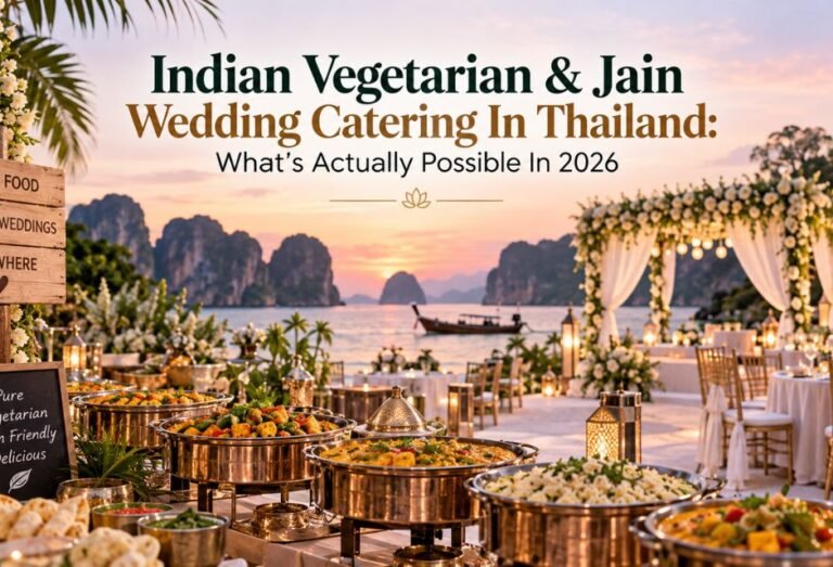 Indian Vegetarian & Jain Wedding Catering In Thailand