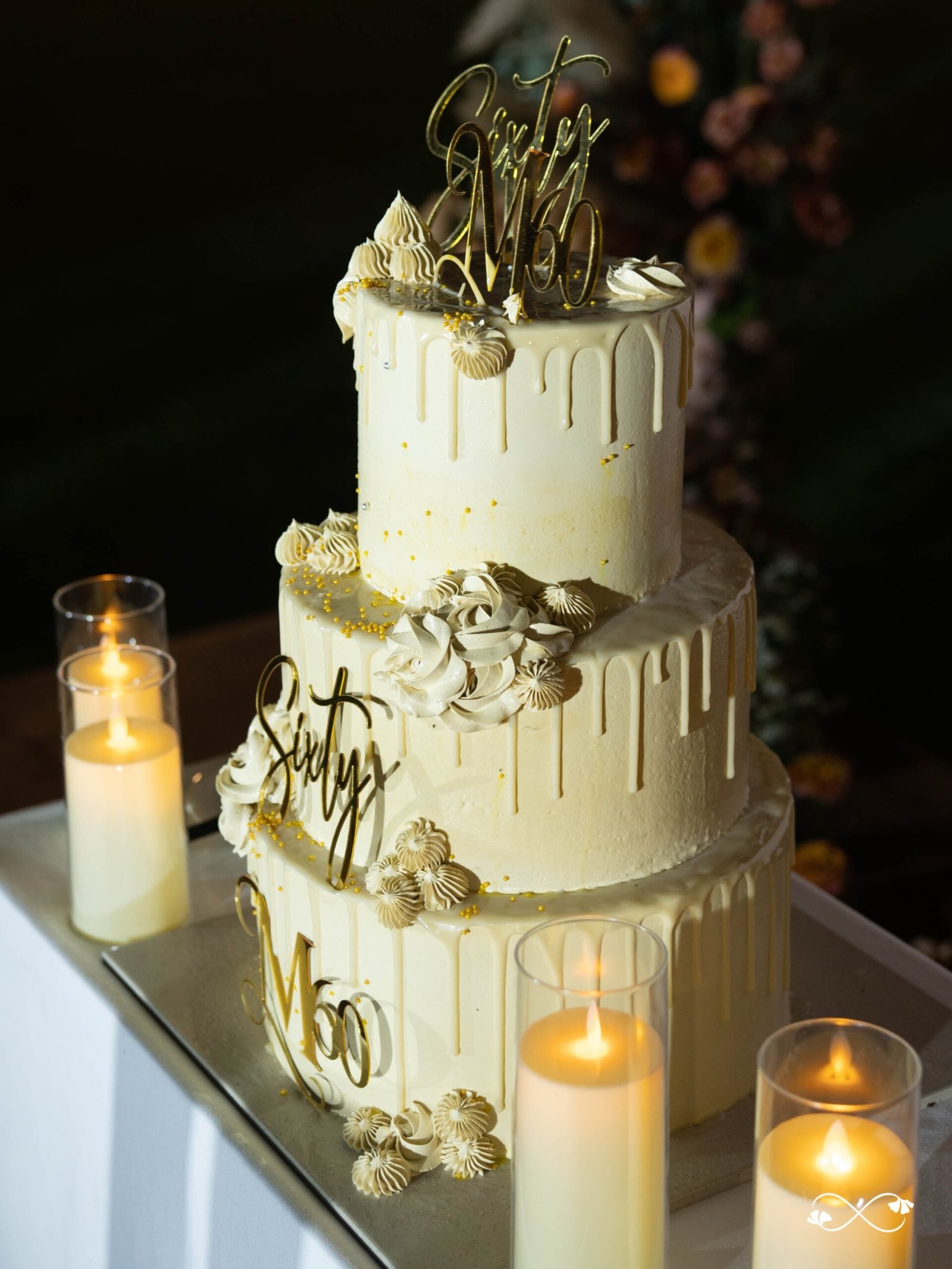 Luxury destination wedding by the sea with beautiful floral arrangements
