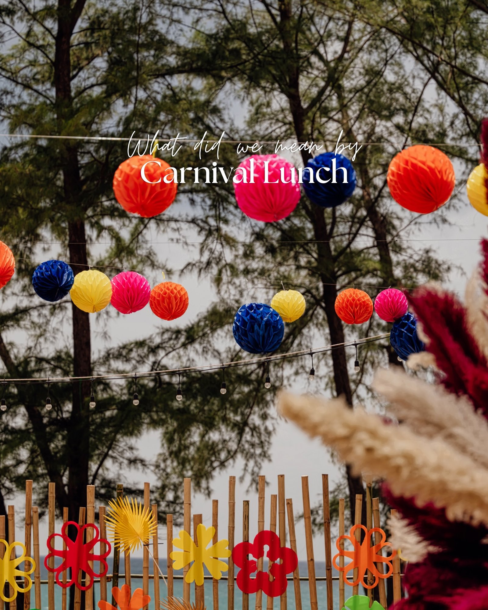 Colourful luxury event setup with beautiful tables and celebration decor